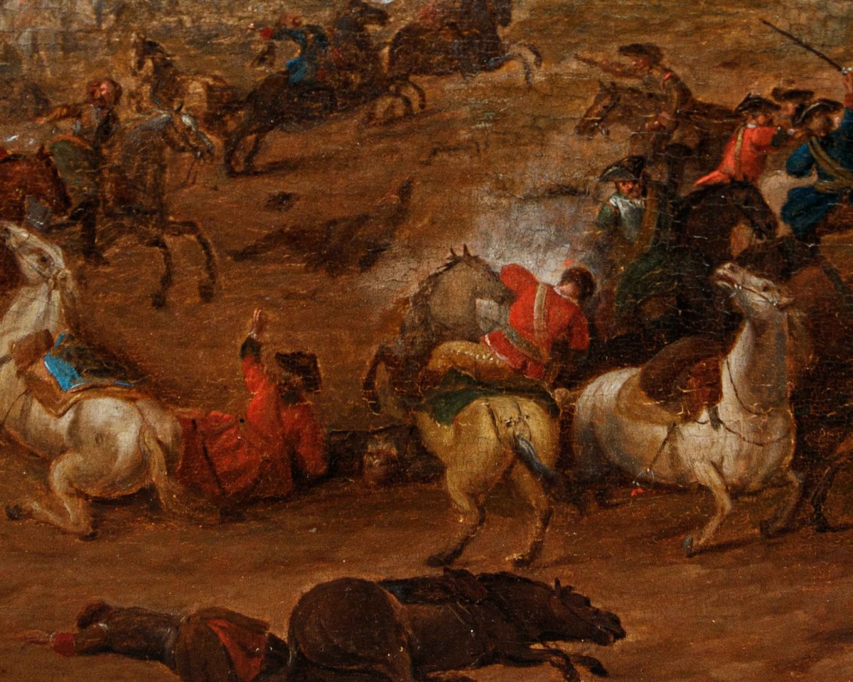 Karel Breydel, detto il Cavaliere di Anversa, Scena di battaglia con cavalieri-photo-7