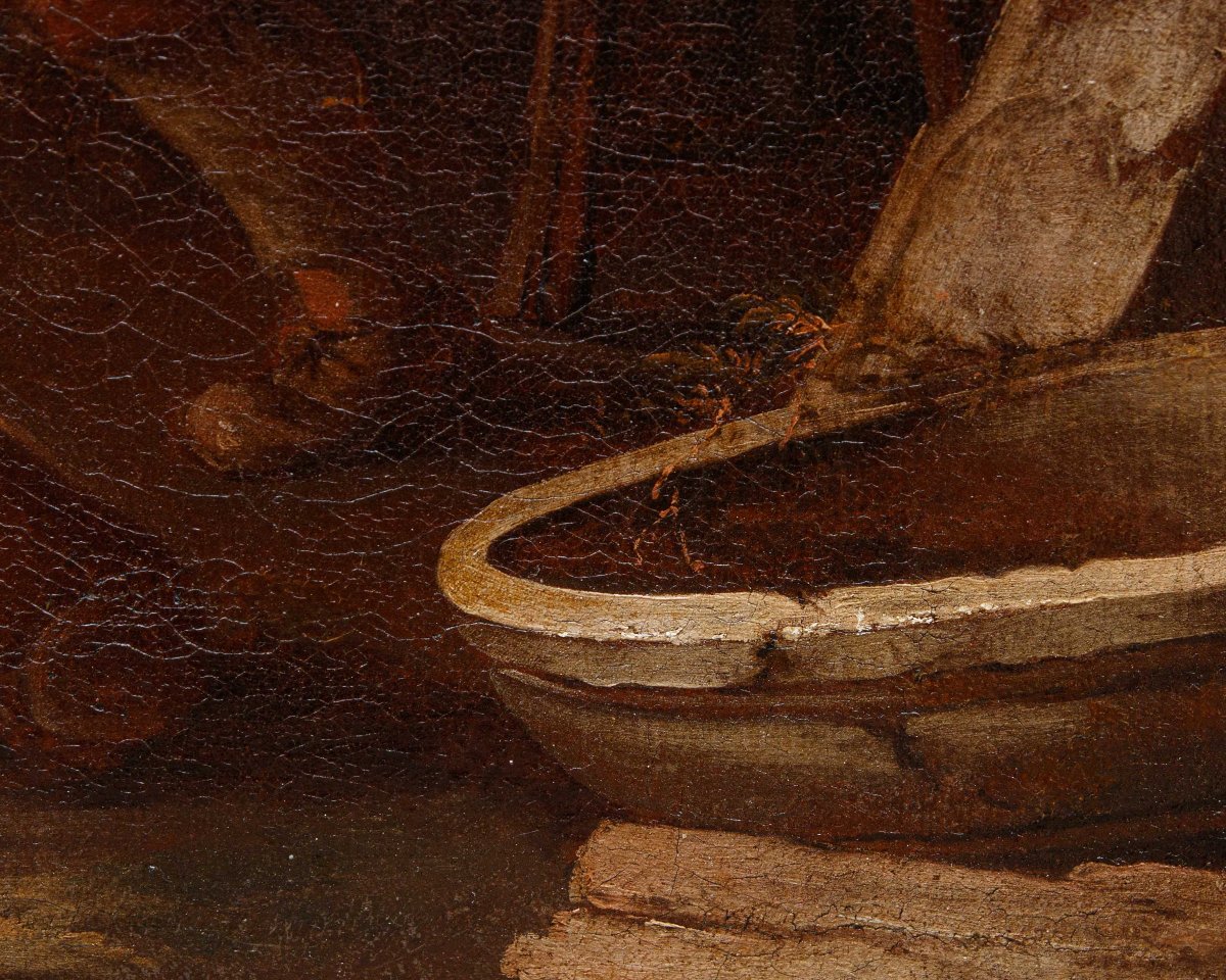 Giacomo Francesco Cipper, detto il Todeschini, Scena di osteria con suonatore di zampogna-photo-1