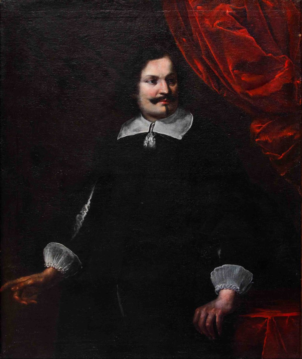 Giovanni Bernardo Carbone (Genova, 1616 – 1683), Ritratto di Gentiluomo, 1650 ca.-photo-3