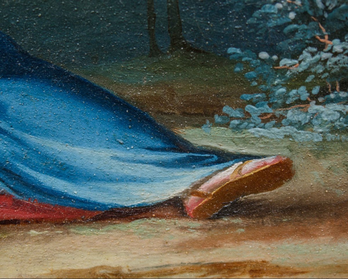 Scuola Emiliana, XVIII secolo, Riposo dalla fuga in Egitto-photo-3