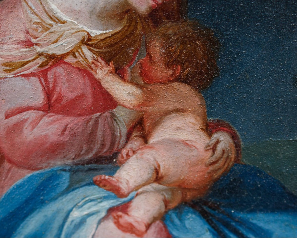 Scuola Emiliana, XVIII secolo, Riposo dalla fuga in Egitto-photo-6