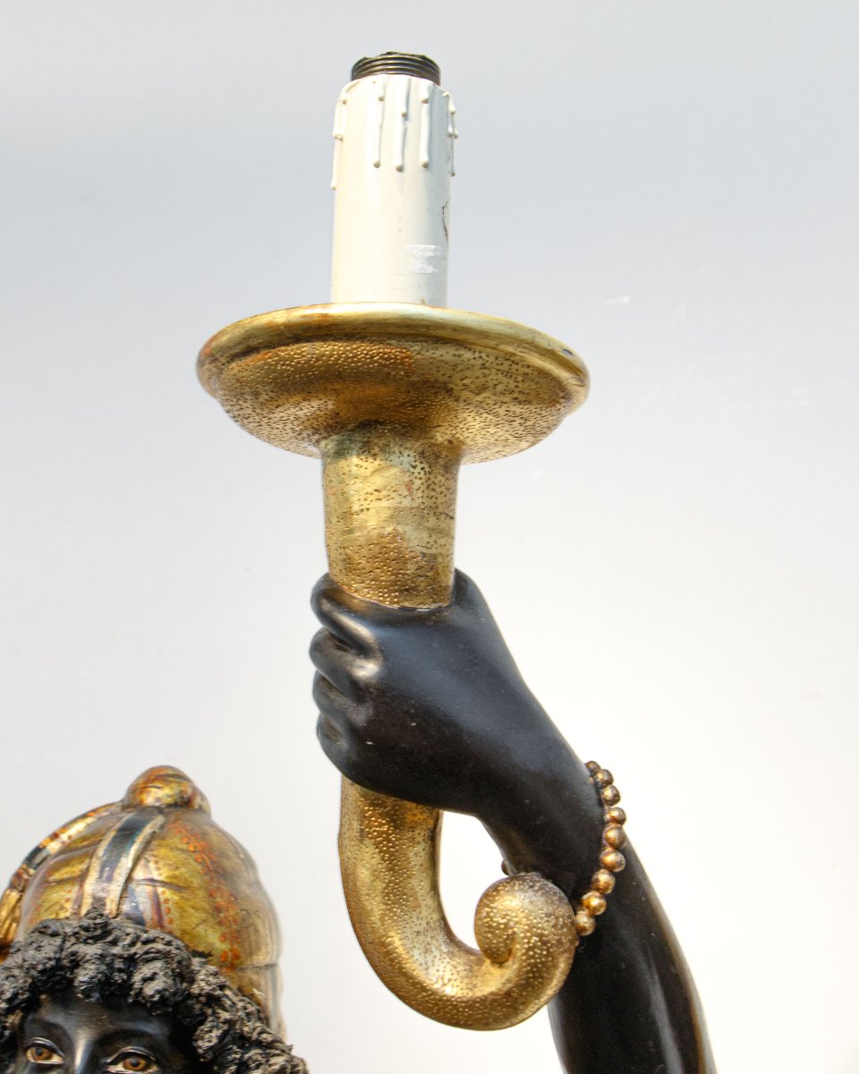 Venezia, XIX secolo, Moretta reggi lanterna-photo-2