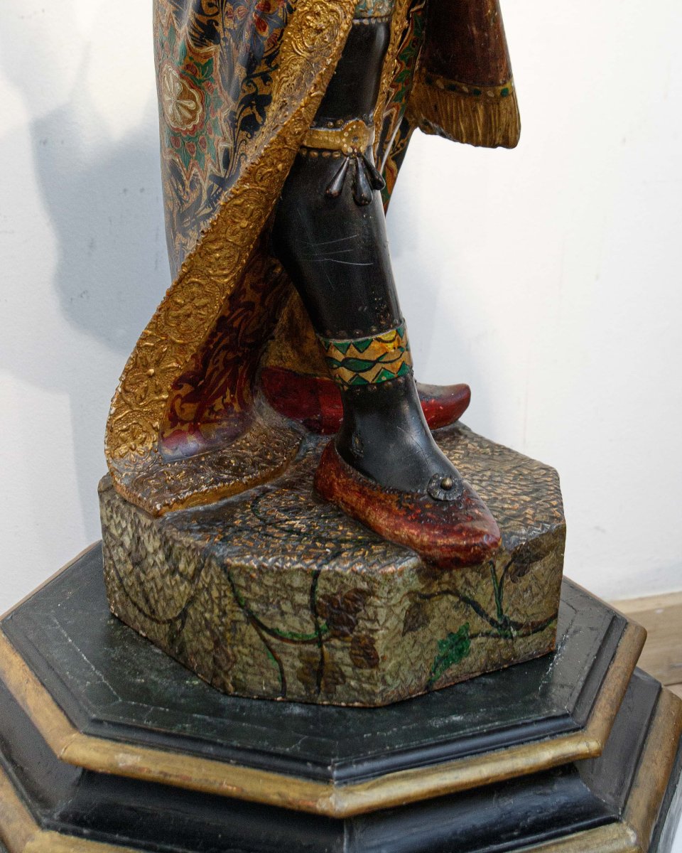 Venezia, XIX secolo, Moretta reggi lanterna-photo-3