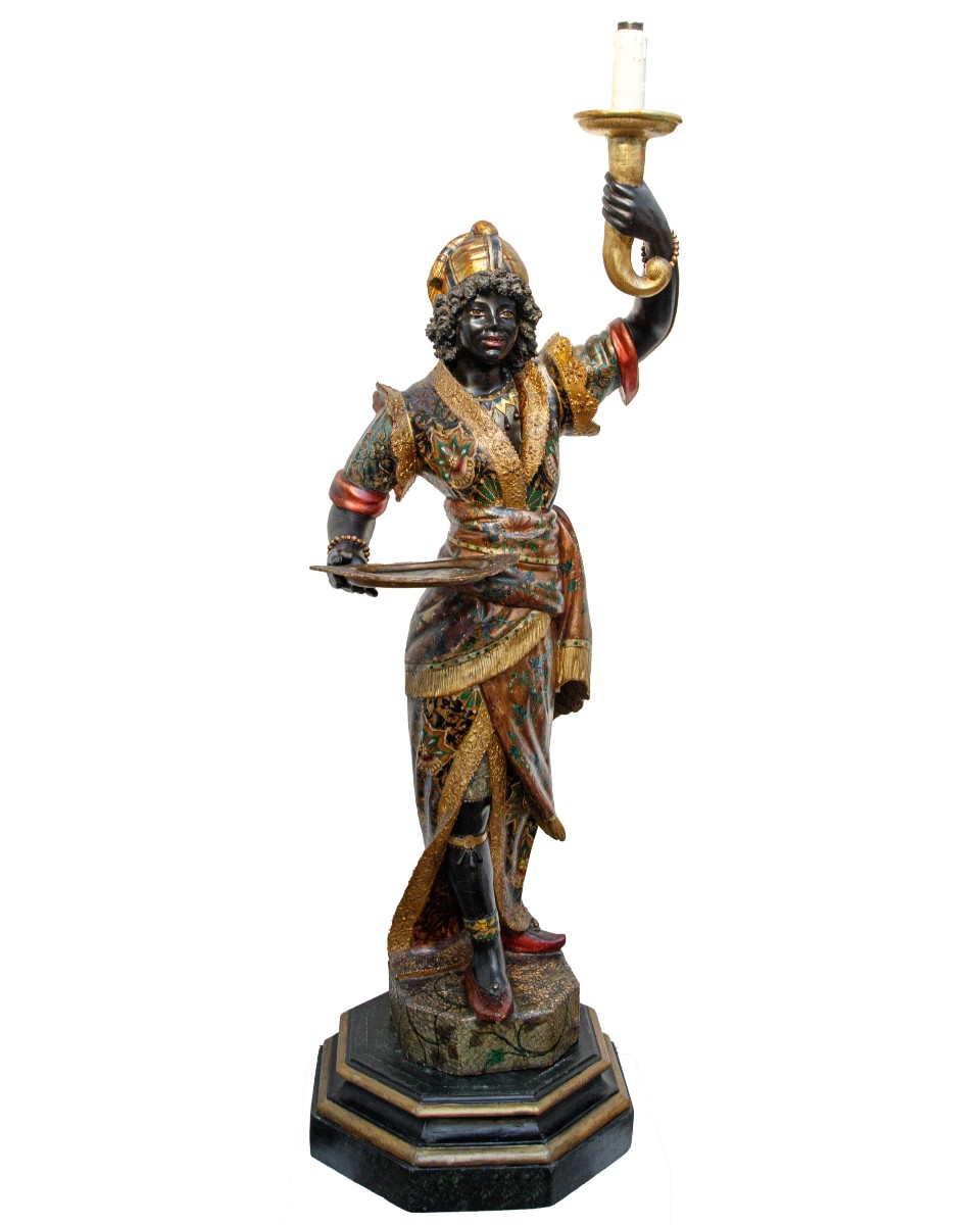 Venezia, XIX secolo, Moretta reggi lanterna