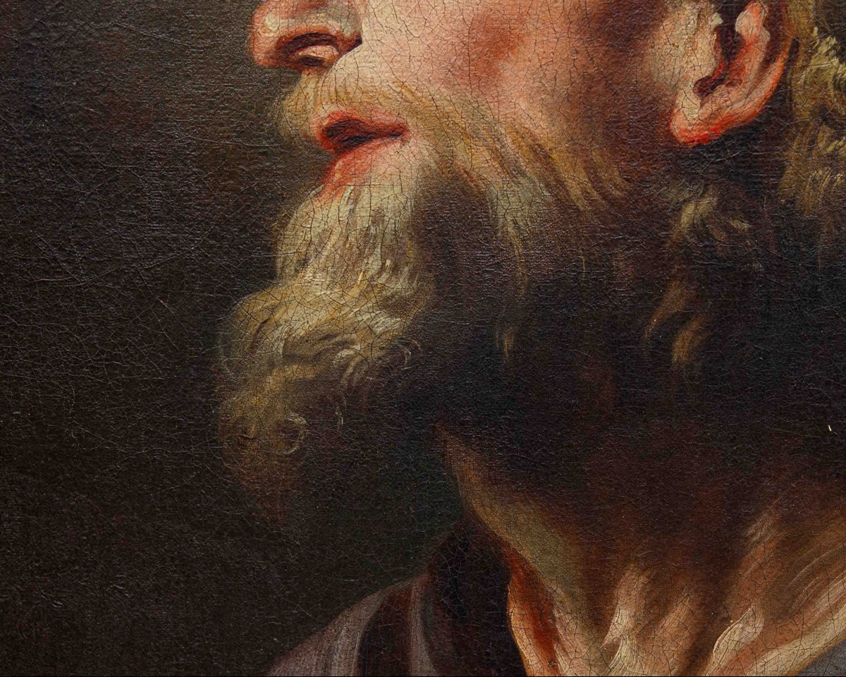 Bottega di Peter Paul Rubens (Siegen, 1577 – Anversa, 1640), San Girolamo in estasi-photo-2