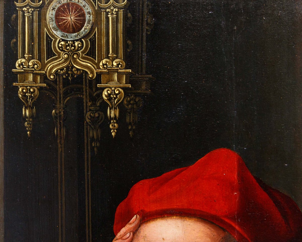 Bottega di Marinus van Reymerswaele (Reimerswaal, 1490 ca.– 1546), San Girolamo nello studio-photo-5