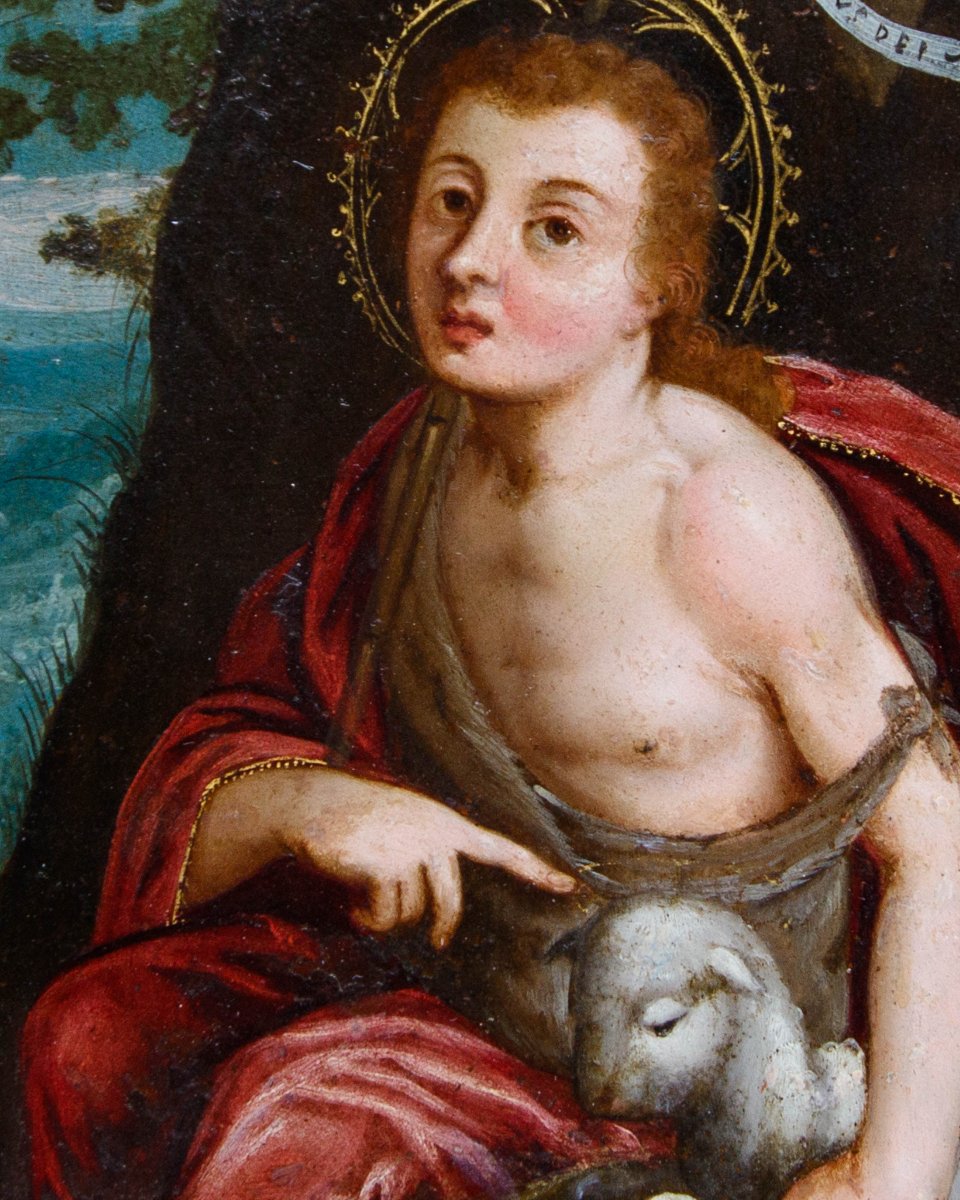 Seguace di Jan Soens ('s-Hertogenbosch, 1547 o 1548 – Parma, 1611), Ecce Agnus Dei-photo-1