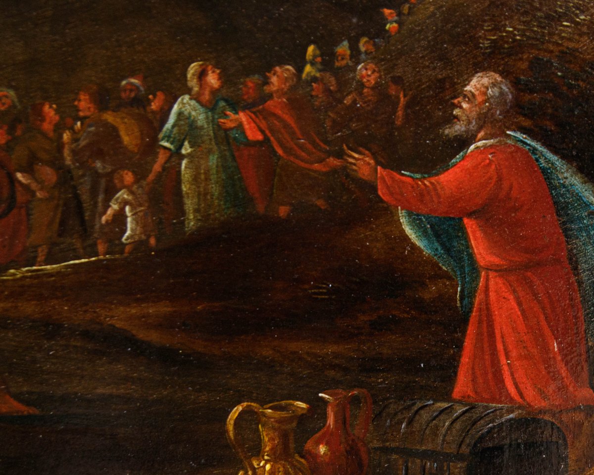 Bottega di Frans Francken il Giovane (Anversa, 1581-1642), La caduta degli egizi nel Mar Rosso-photo-7