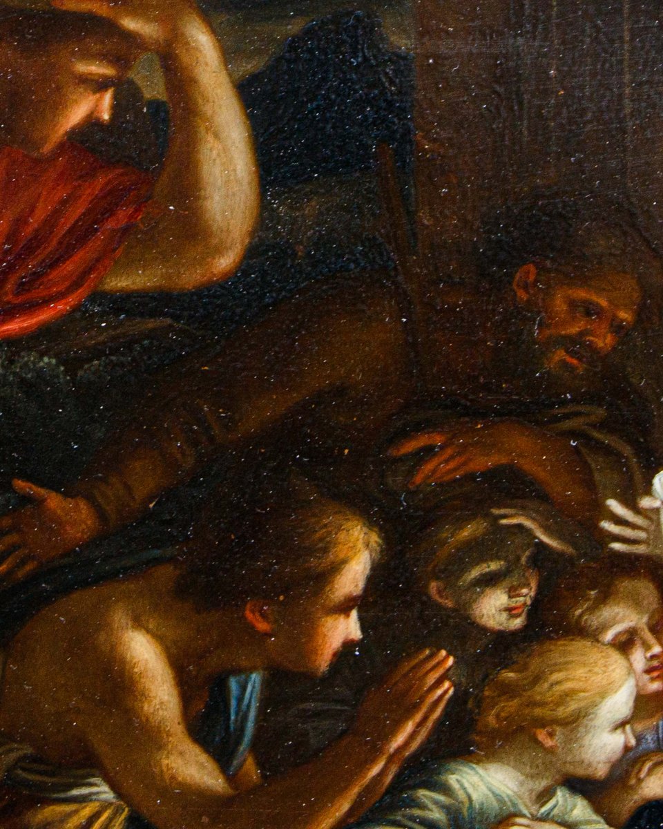 Ludovico Giminiani, (Roma, 1643-Zagarolo, 1697), Adorazione dei Pastori-photo-2