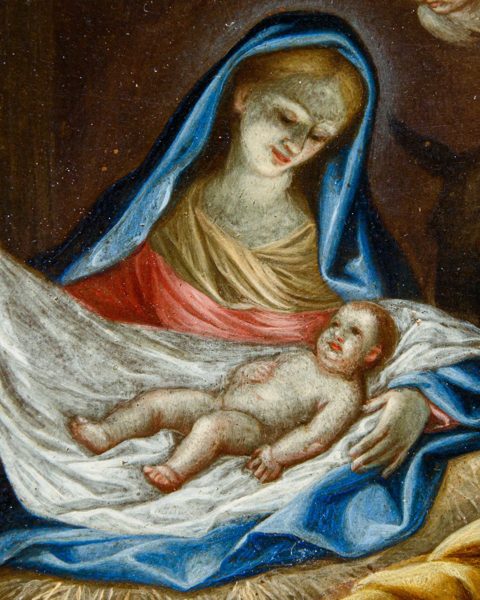 Ludovico Giminiani, (Roma, 1643-Zagarolo, 1697), Adorazione dei Pastori-photo-6