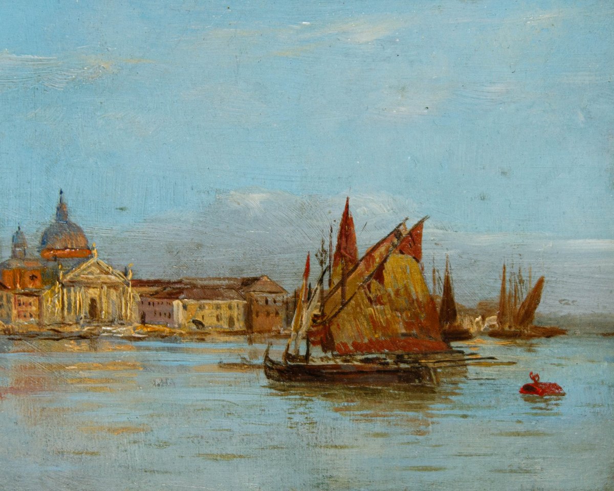 Fedor Poppe (1850–1914), Due vedute di Venezia-photo-4