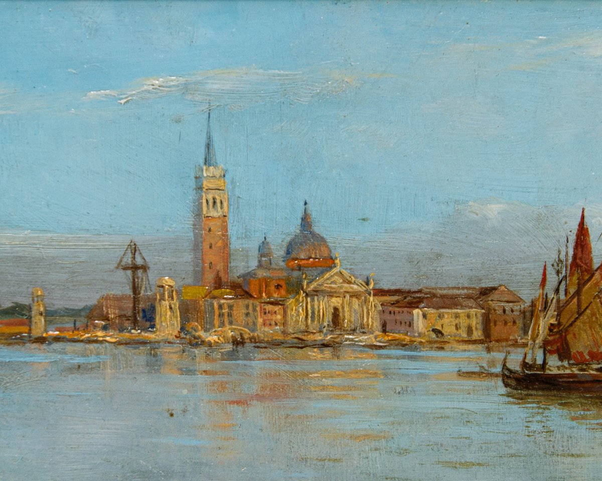 Fedor Poppe (1850–1914), Due vedute di Venezia-photo-5