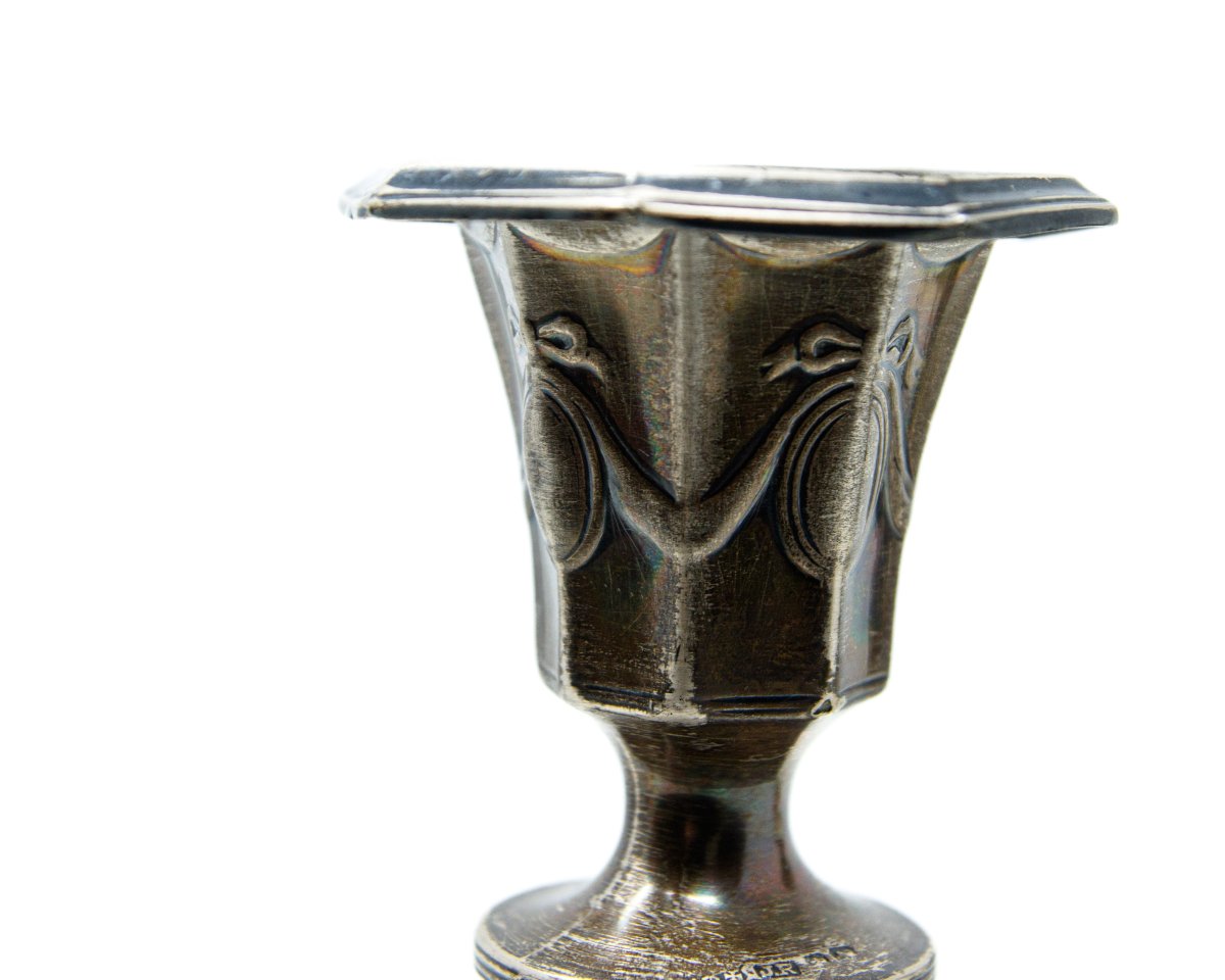 Joseph Rodgers & Sons, Sheffield (UK), 1923, Candelieri con putti alati-photo-5