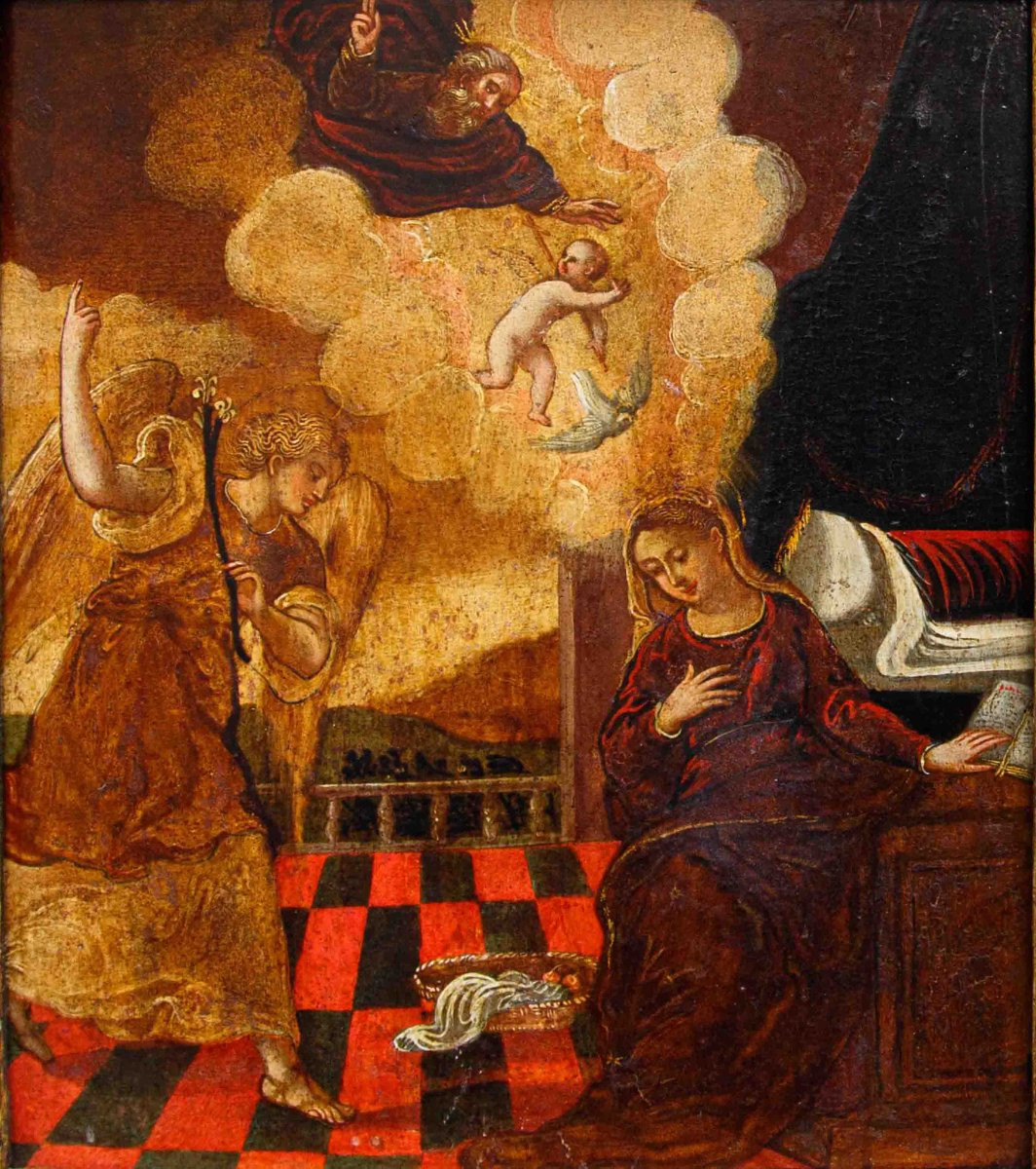 Scuola dalmata, XVII secolo, Annunciazione-photo-3