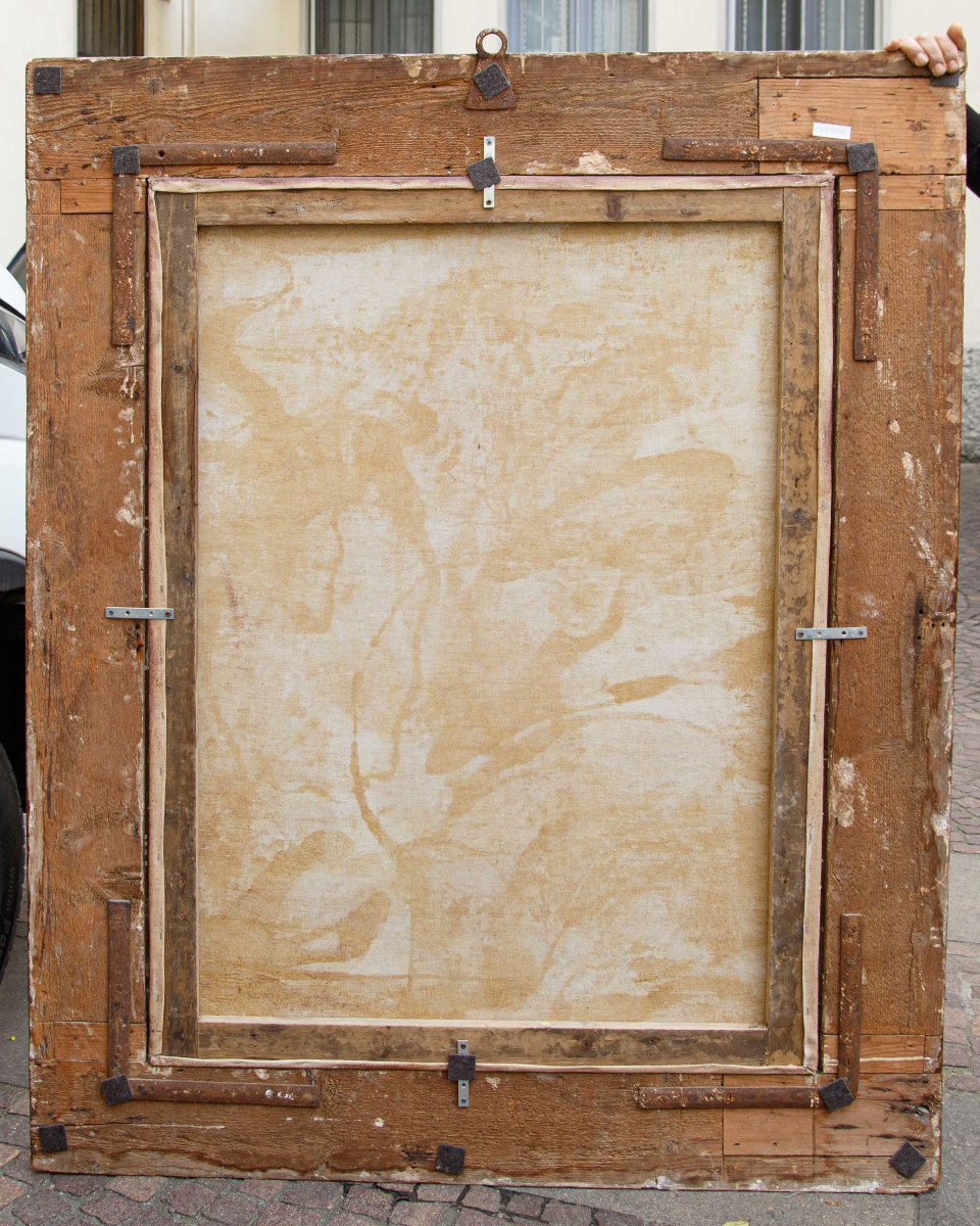 Seguace di Raffaello Sanzio (Urbino, 1483 – Roma, 1520), Sacra famiglia-photo-2