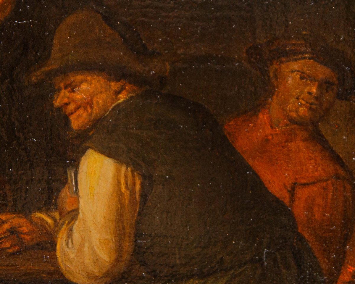 Egbert van Heemskerck (Haarlem, 1634 - Londra, 1704), bottega di, Scene di osteria-photo-2