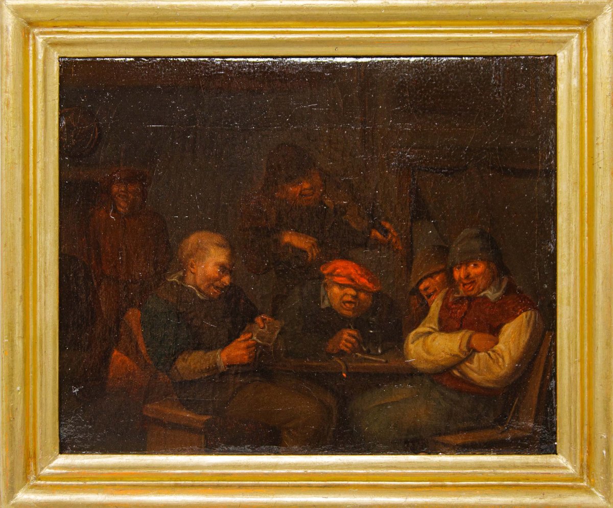 Egbert van Heemskerck (Haarlem, 1634 - Londra, 1704), bottega di, Scene di osteria-photo-3