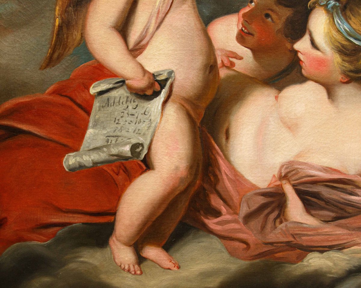 Joshua Reynolds (Plympton, 1723 – Londra, 1792), Seguace di, Educazione di Cupido-photo-3
