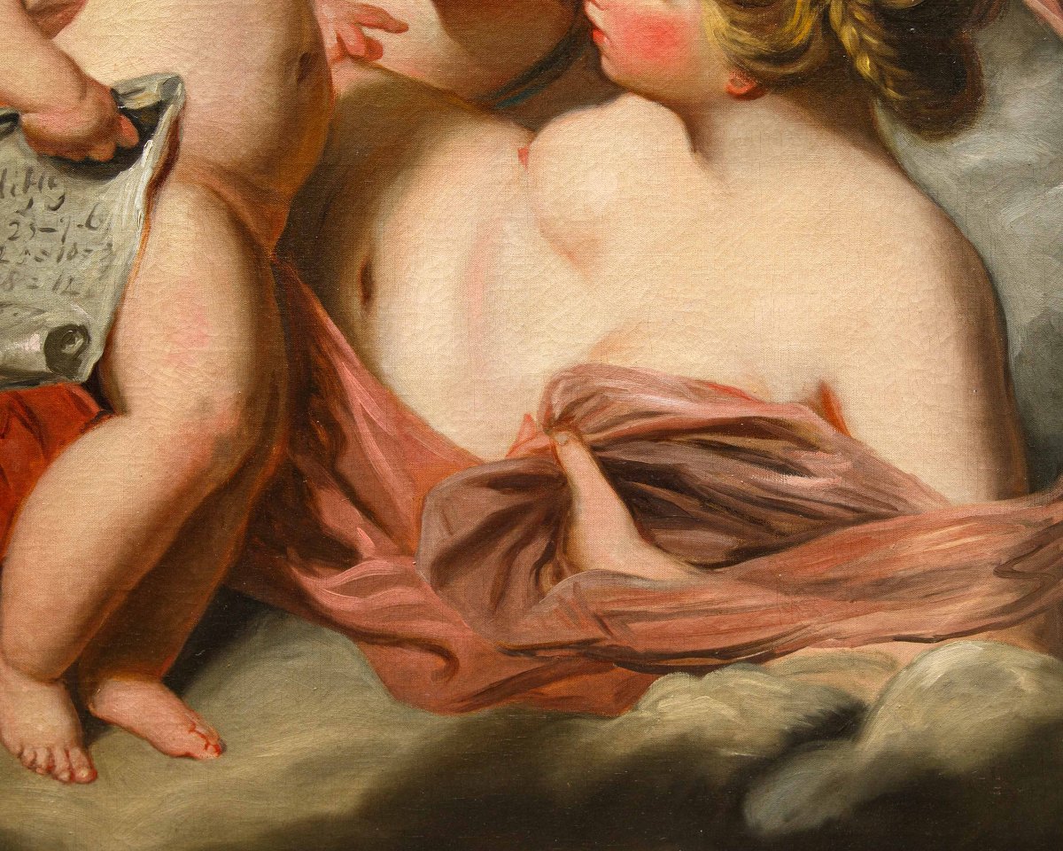 Joshua Reynolds (Plympton, 1723 – Londra, 1792), Seguace di, Educazione di Cupido-photo-4