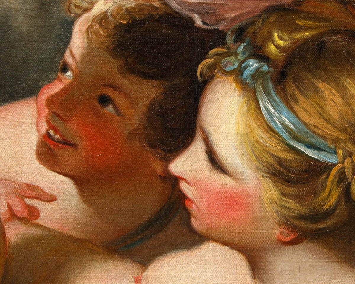 Joshua Reynolds (Plympton, 1723 – Londra, 1792), Seguace di, Educazione di Cupido-photo-8