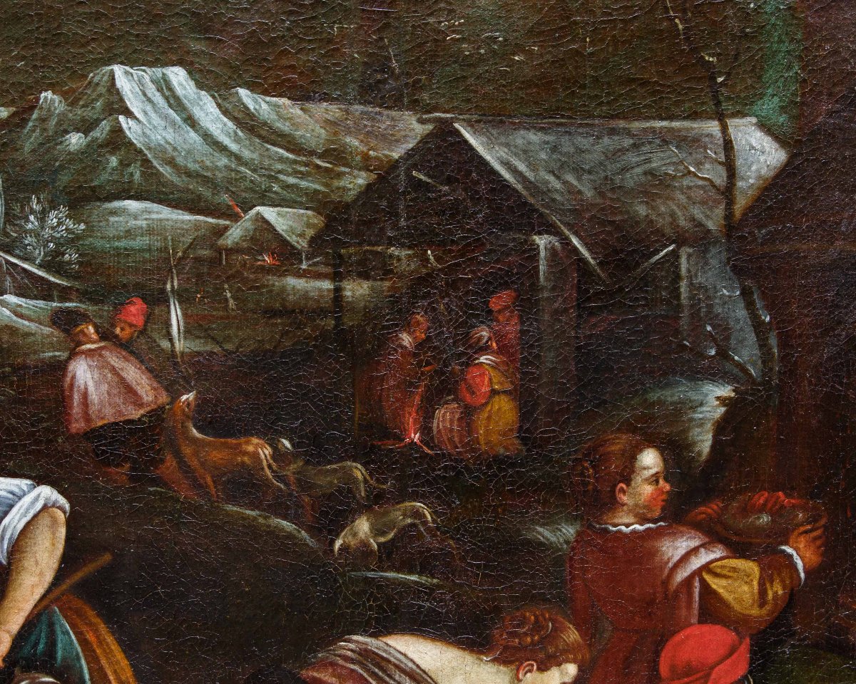 Bottega di Leandro dal Ponte detto Leandro Bassano (1557 – 1622), Il mese di dicembre-photo-4