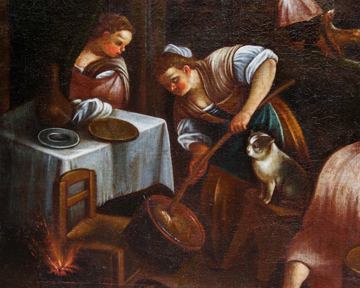 Bottega di Leandro dal Ponte detto Leandro Bassano (1557 – 1622), Il mese di dicembre-photo-5