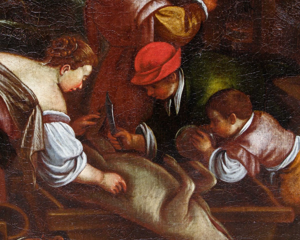 Bottega di Leandro dal Ponte detto Leandro Bassano (1557 – 1622), Il mese di dicembre-photo-7