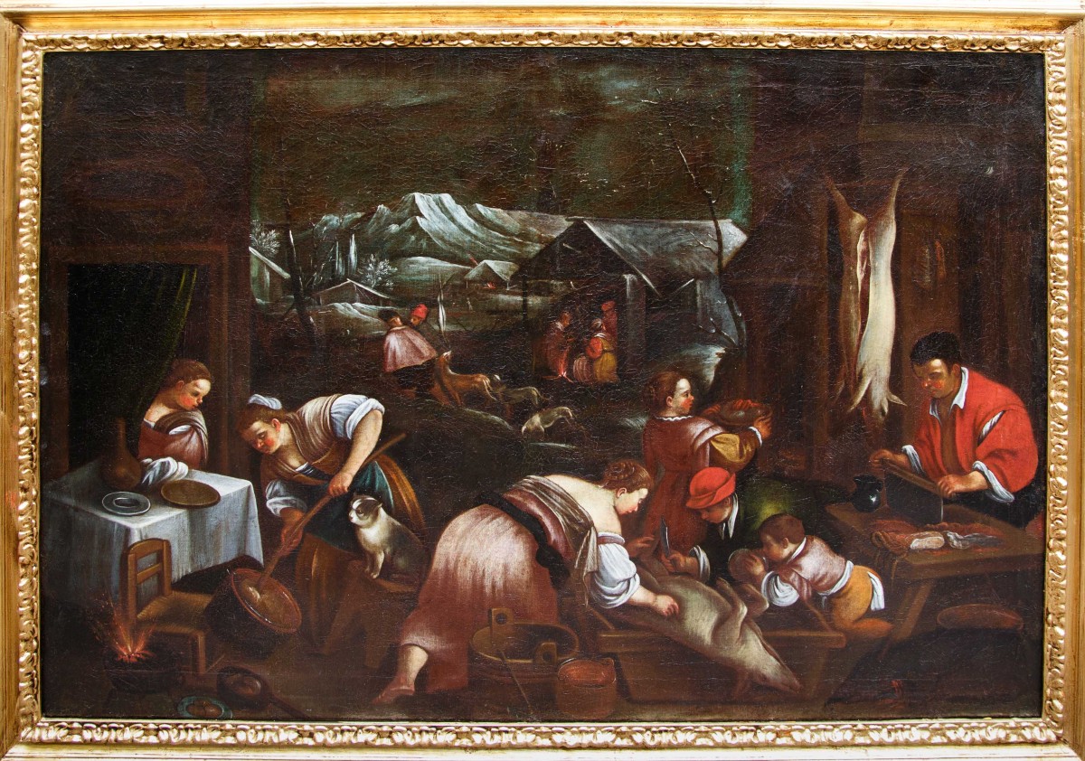 Bottega di Leandro dal Ponte detto Leandro Bassano (1557 – 1622), Il mese di dicembre
