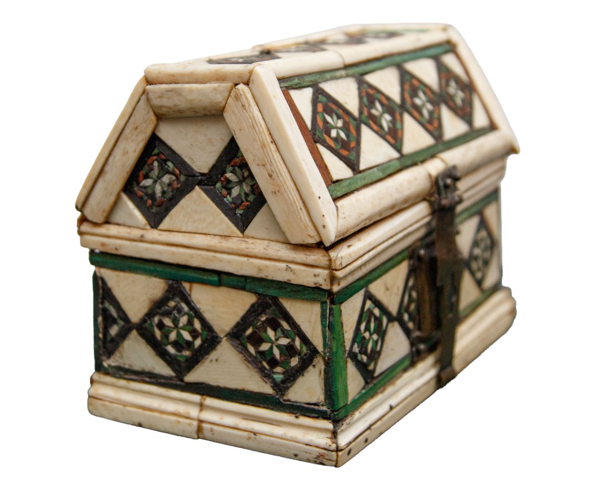 XVI secolo, Bottega degli Embriachi, Venezia o Firenze, Cassettina-photo-3