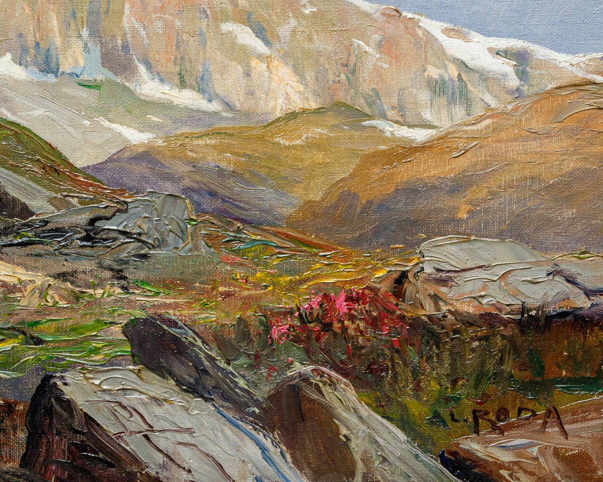 Leonardo Roda (1868 - 1933), Veduta Montana-photo-1