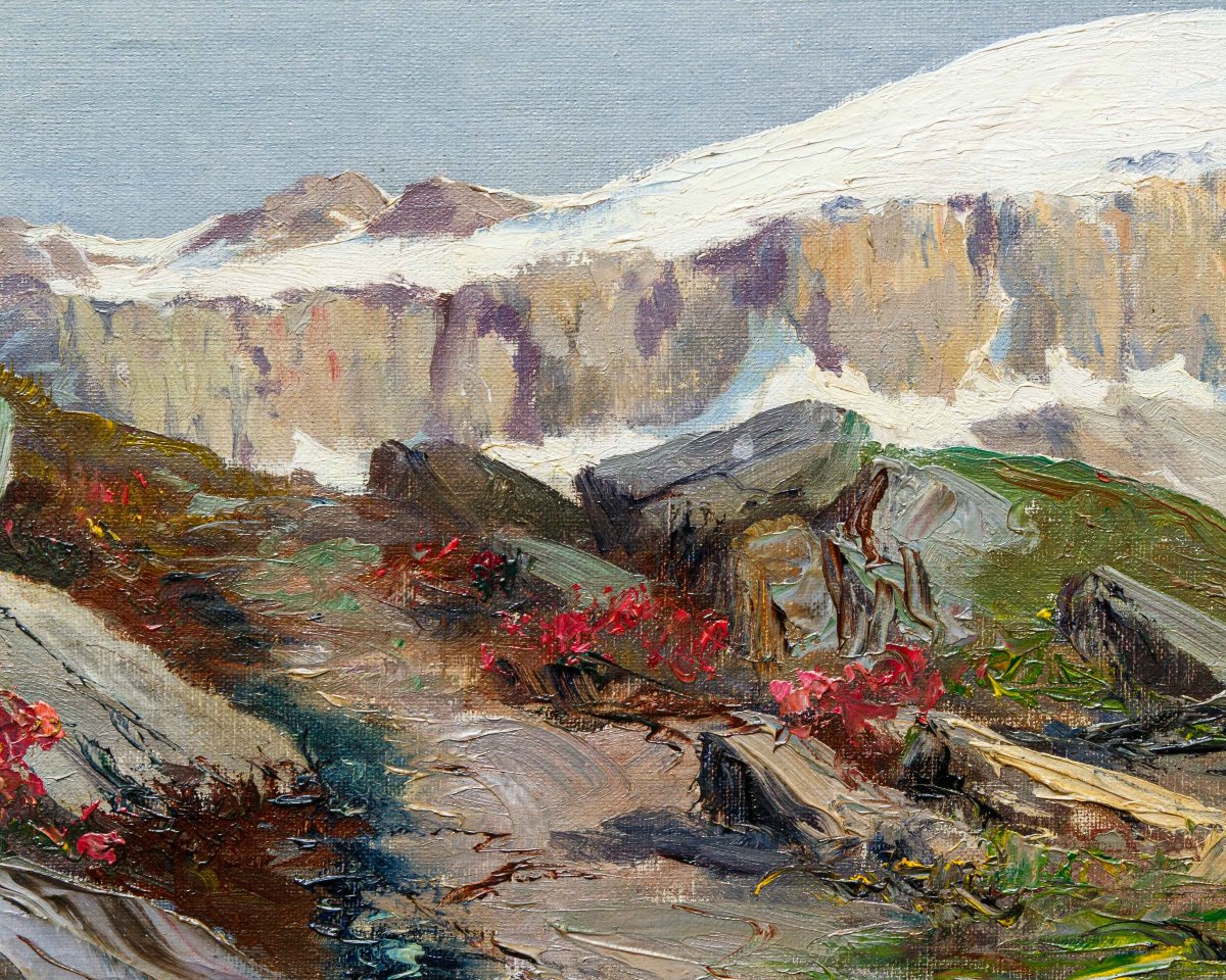 Leonardo Roda (1868 - 1933), Veduta Montana-photo-3