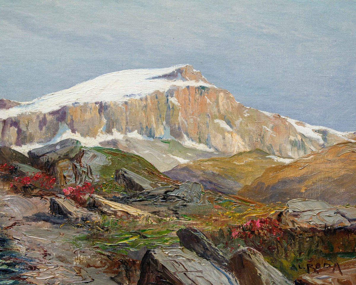 Leonardo Roda (1868 - 1933), Veduta Montana-photo-5