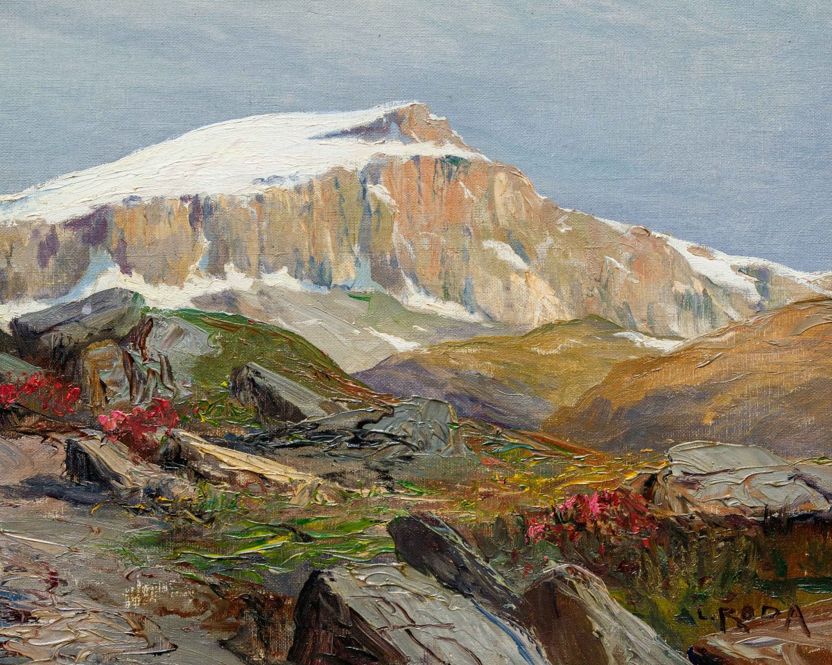 Leonardo Roda (1868 - 1933), Veduta Montana-photo-6