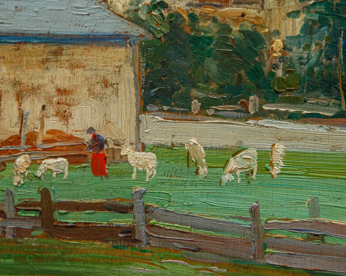 Amedeo Merello (Genova, 1890 – Fumeri, 1979), Prime nevi sulle Dolomiti di San Candido-photo-7