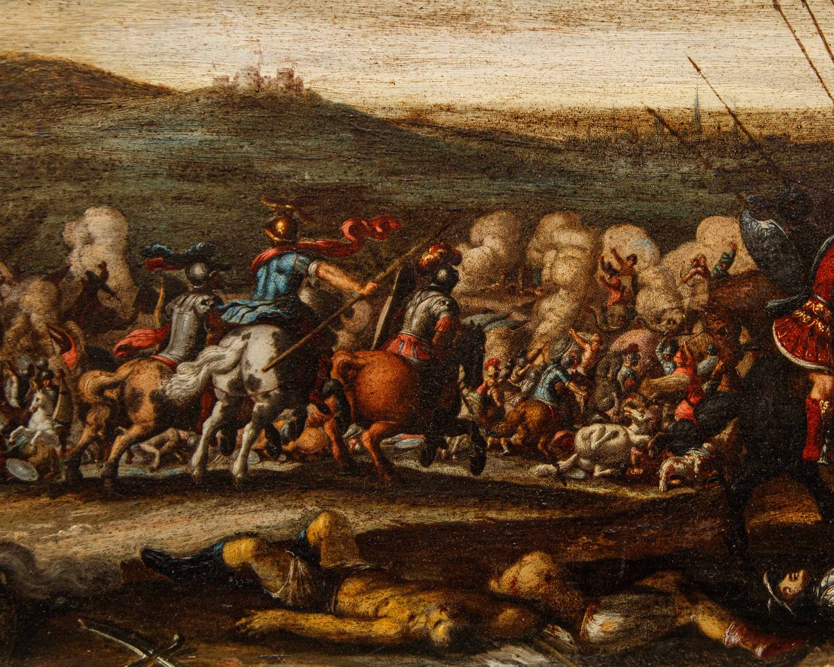 Antonio Tempesta (Firenze, 1555 – Roma, 1630) attr., Scene di battaglia  -photo-3