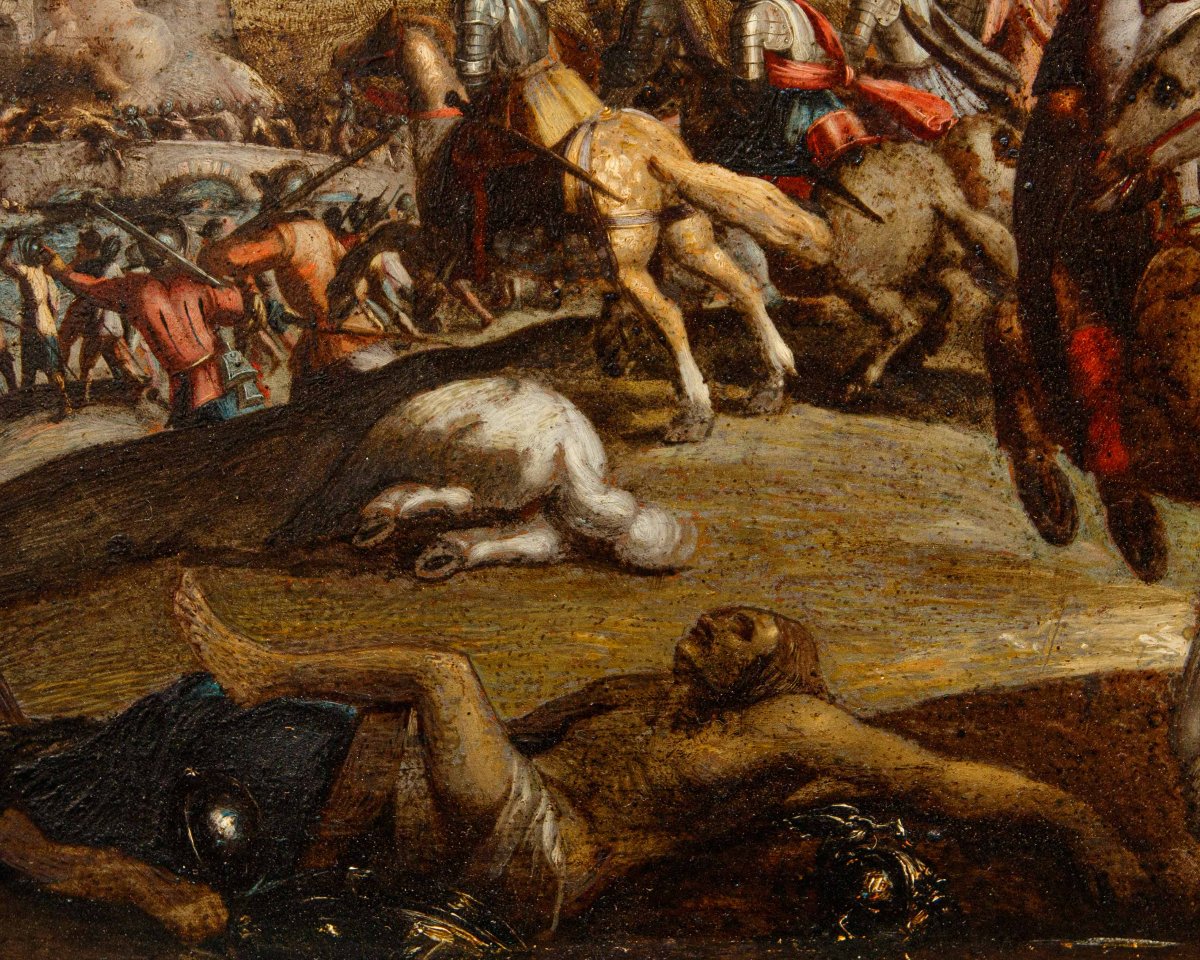 Antonio Tempesta (Firenze, 1555 – Roma, 1630) attr., Scene di battaglia  -photo-6