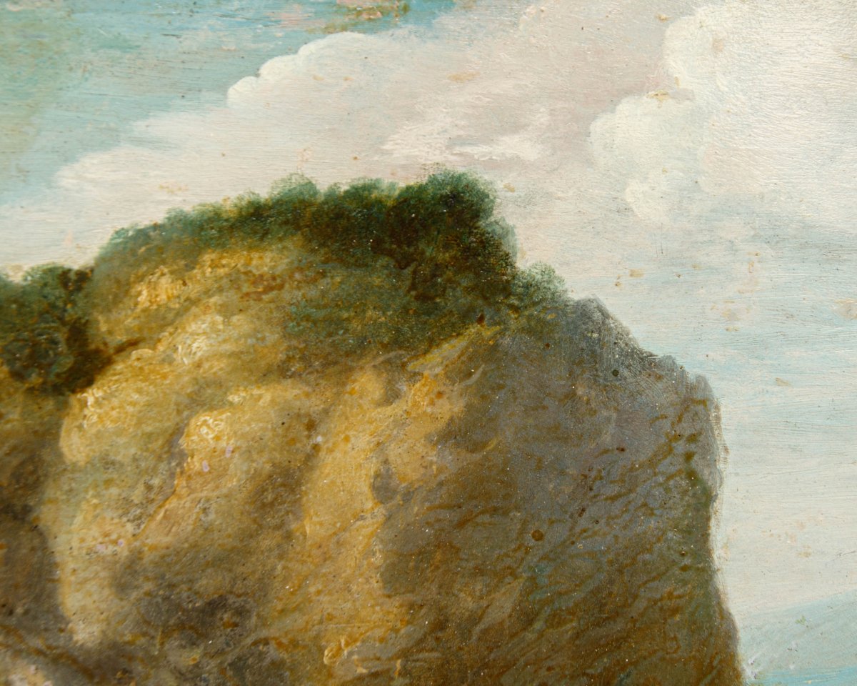 Maestro fiammingo della prima metà del secolo XVIII, Predica del Battista-photo-4