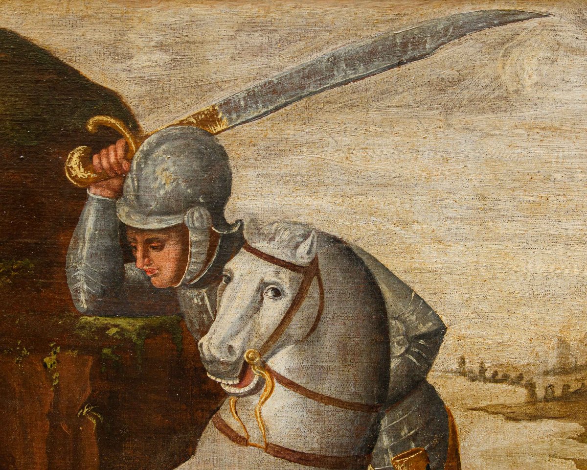 Fine del XV secolo, inizi del XVI secolo, San Giorgio e il drago-photo-1