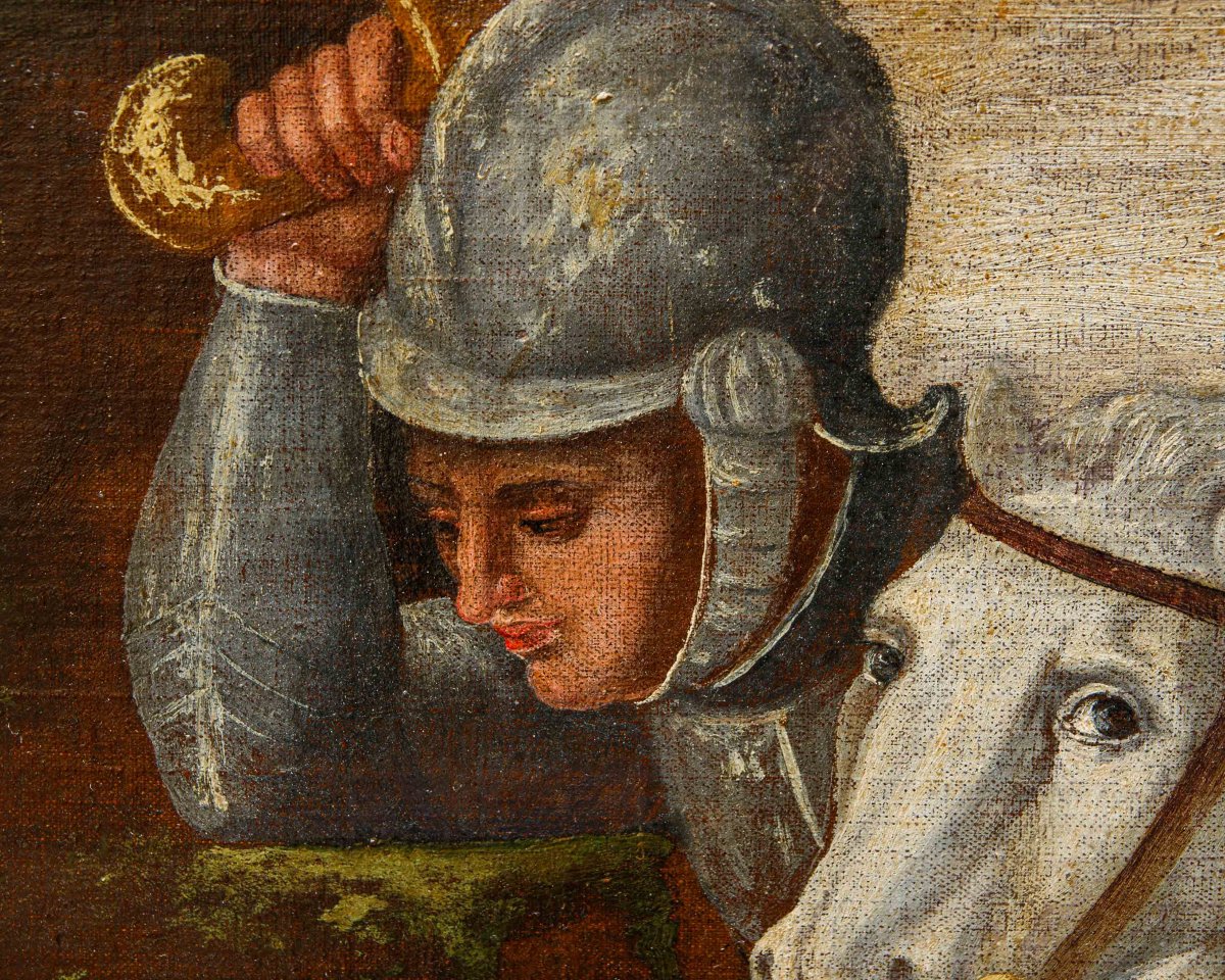 Fine del XV secolo, inizi del XVI secolo, San Giorgio e il drago-photo-5