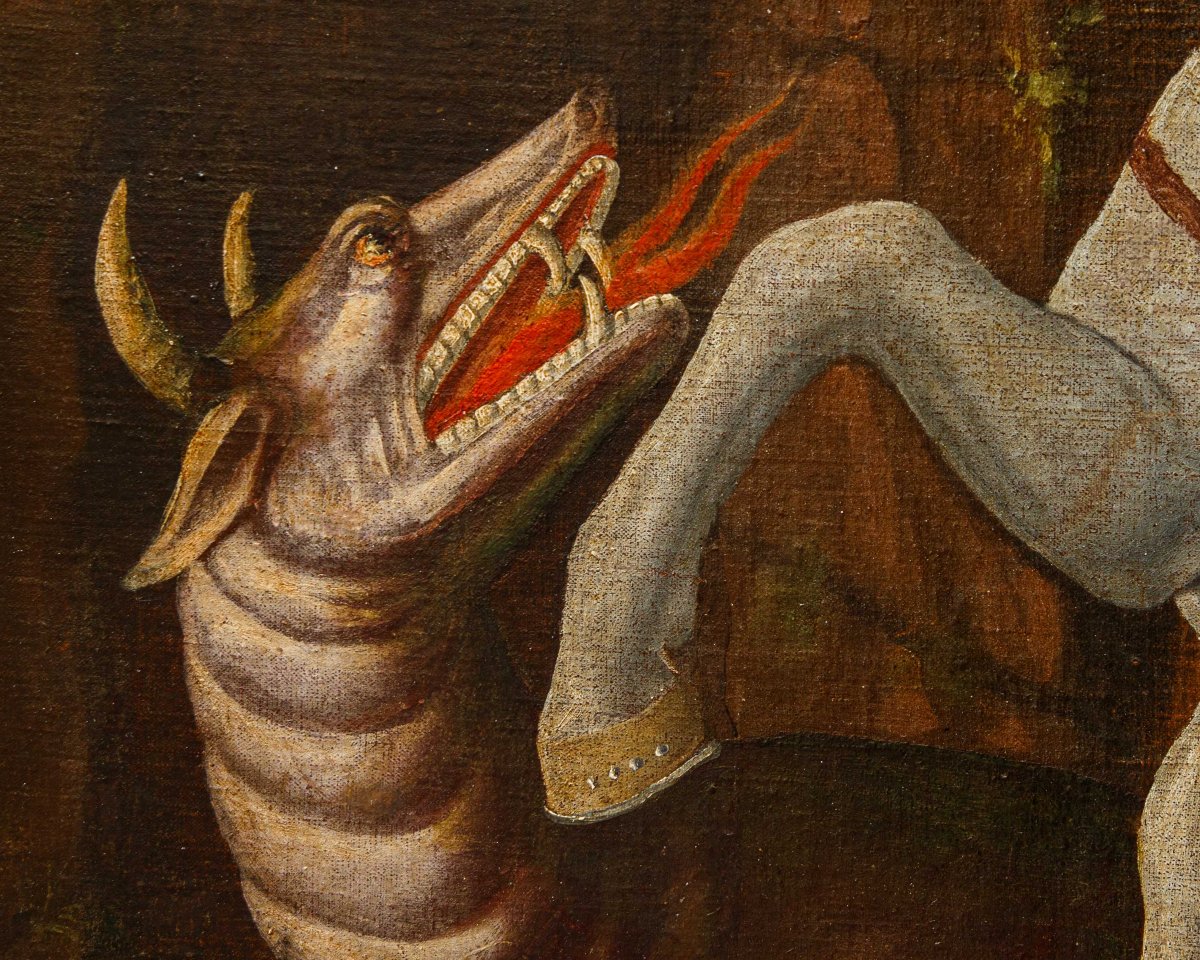 Fine del XV secolo, inizi del XVI secolo, San Giorgio e il drago-photo-8