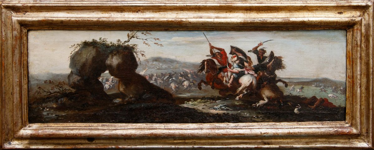 Jacques Courtois detto il Borgognone (Saint-Hyppolite, 1621 – Roma, 1676), Battaglie coi Turchi-photo-2