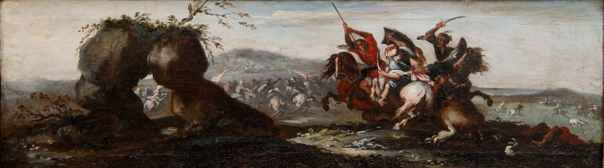 Jacques Courtois detto il Borgognone (Saint-Hyppolite, 1621 – Roma, 1676), Battaglie coi Turchi-photo-7