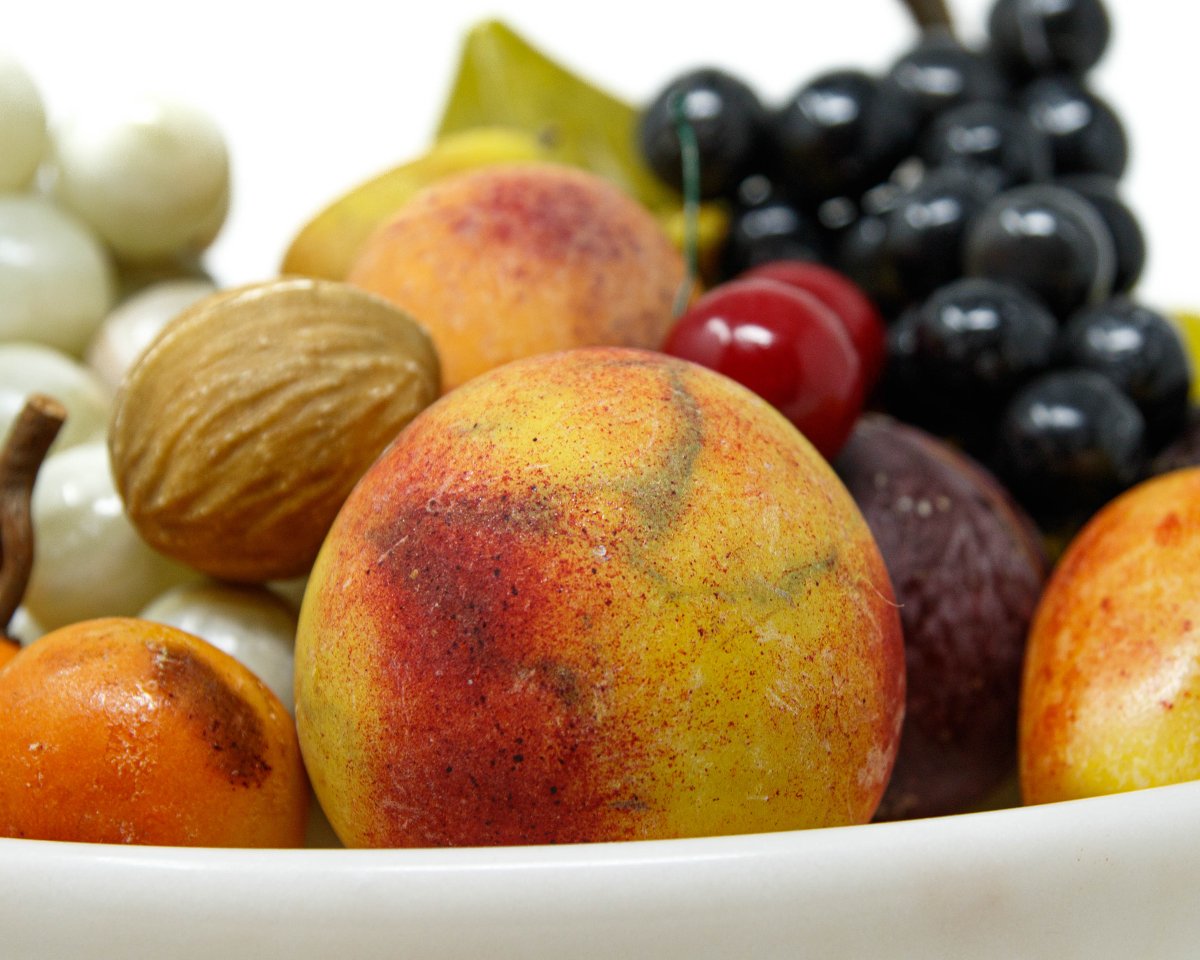 XVIII secolo, Alzata con frutta-photo-6