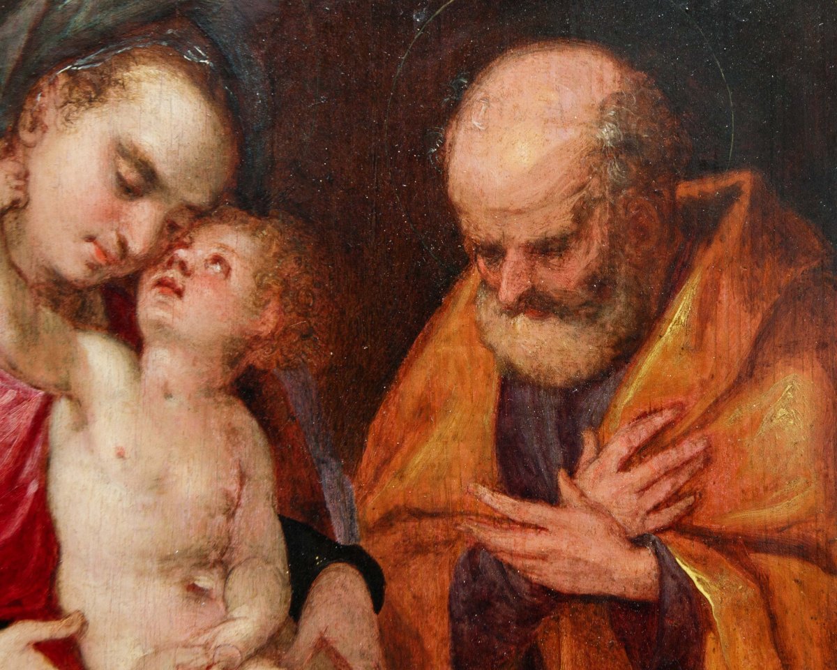 Paolo Piazza detto Cosimo da Castelfranco (1560 ca. – 1620), attr., Sacra Famiglia-photo-2