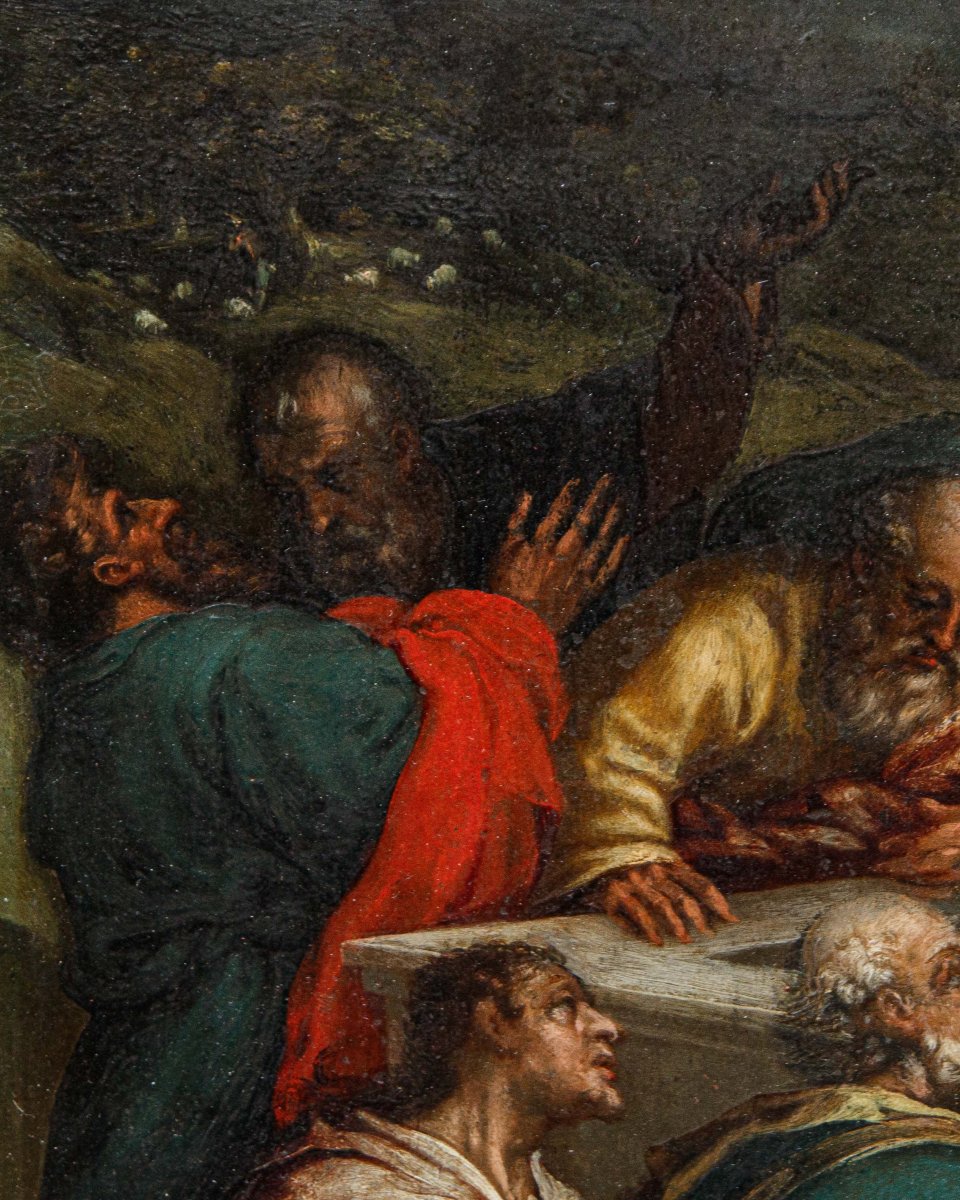Seguace di Hans Rottenhammer (1564 - 1625), Assunzione della Vergine-photo-2