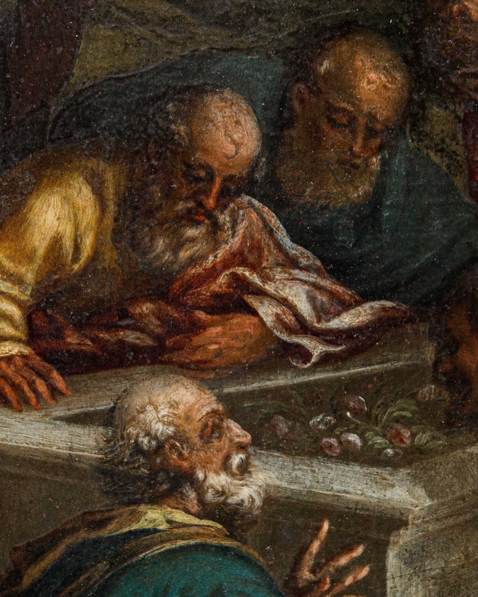 Seguace di Hans Rottenhammer (1564 - 1625), Assunzione della Vergine-photo-6