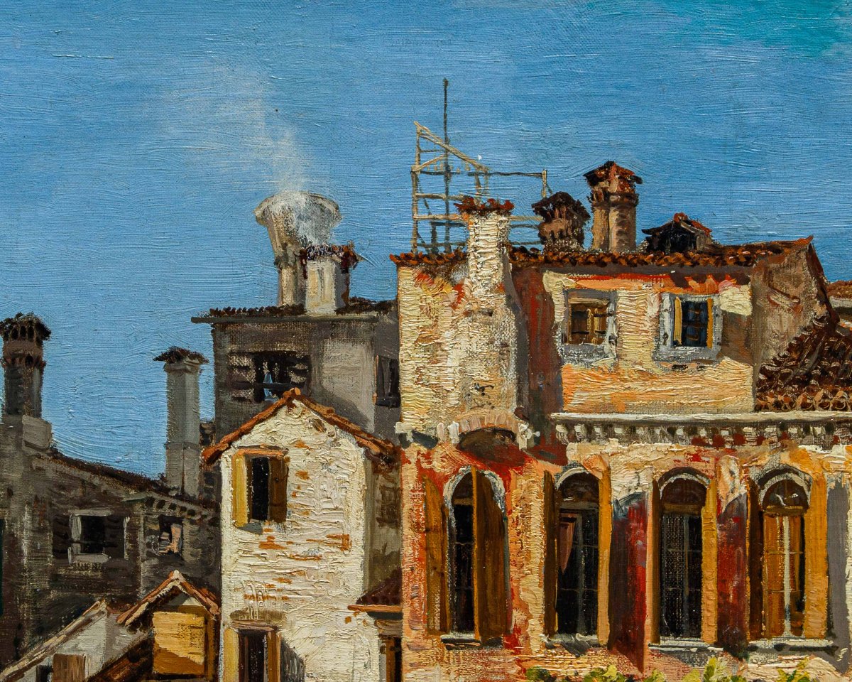 Victor Freudemann (Berlino, 1857 – Venezia, 1922 ca.), Scorcio di Venezia-photo-3