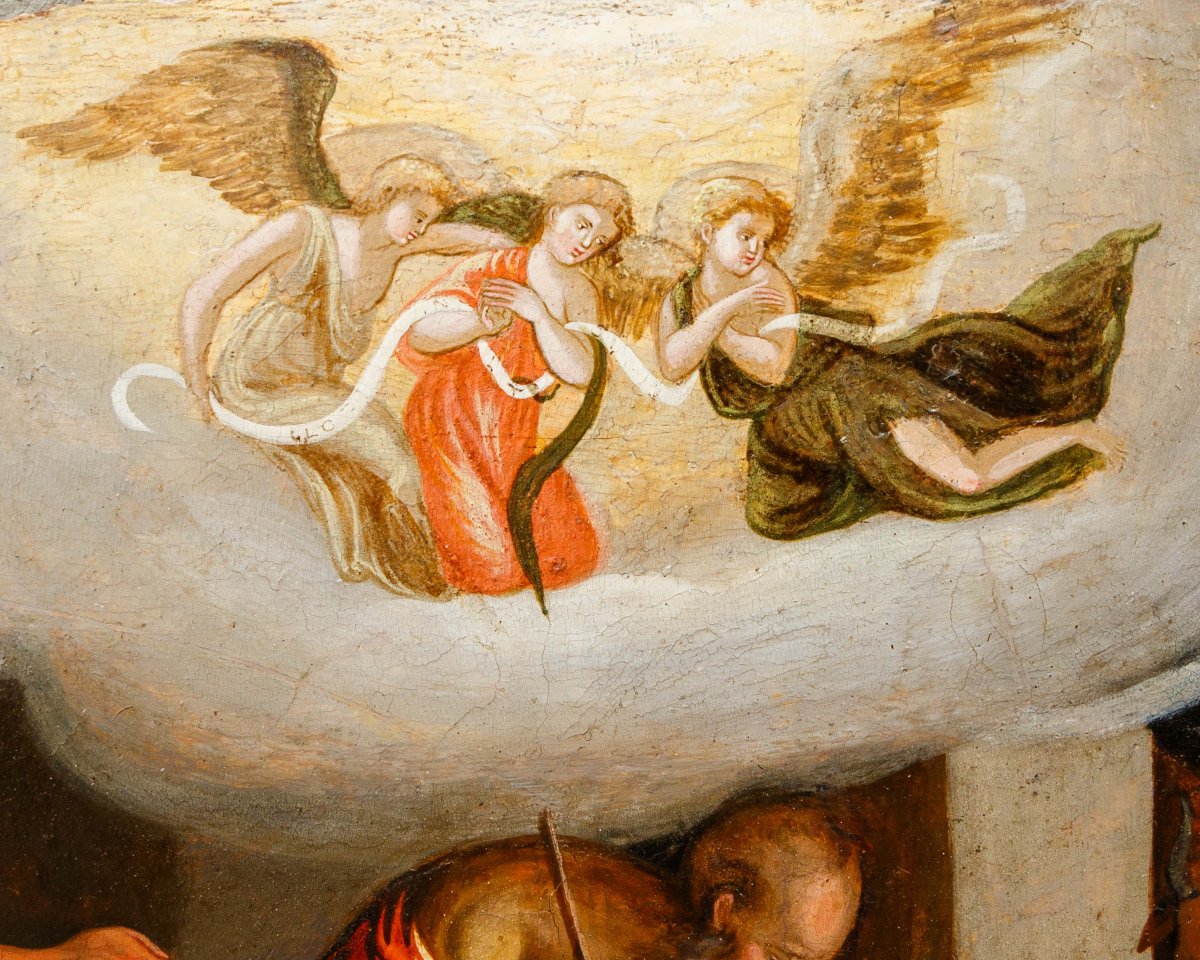 Scuola veneto-cretese del XVII secolo, Adorazione dei pastori-photo-5