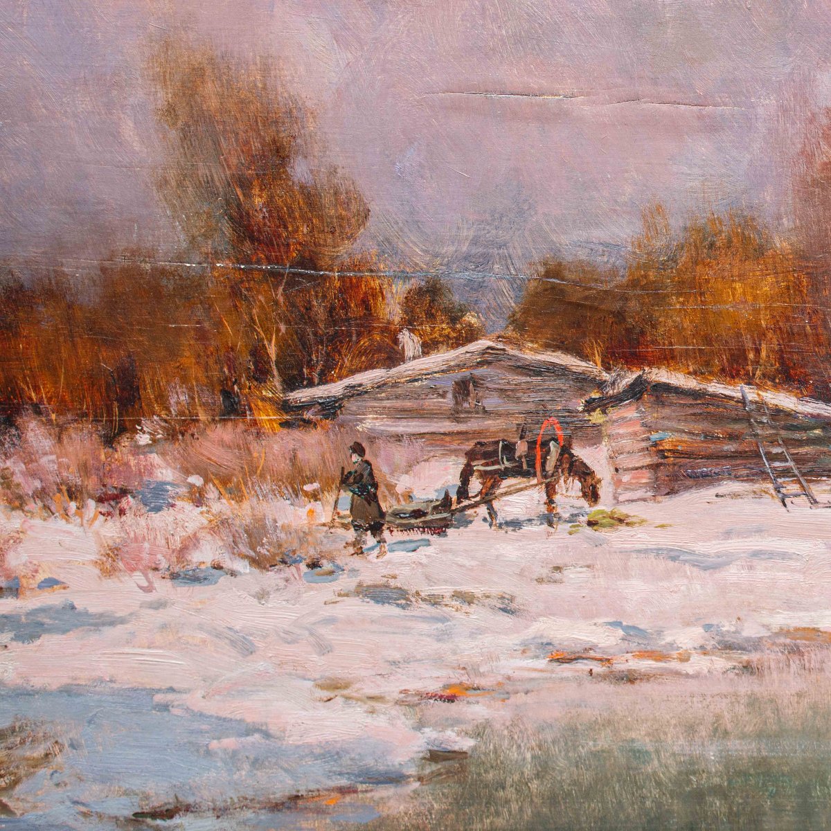 Ivan Karpoff (Novočerkassk, 1898 – Milano, 1970), Tramonto in Dacia-photo-1
