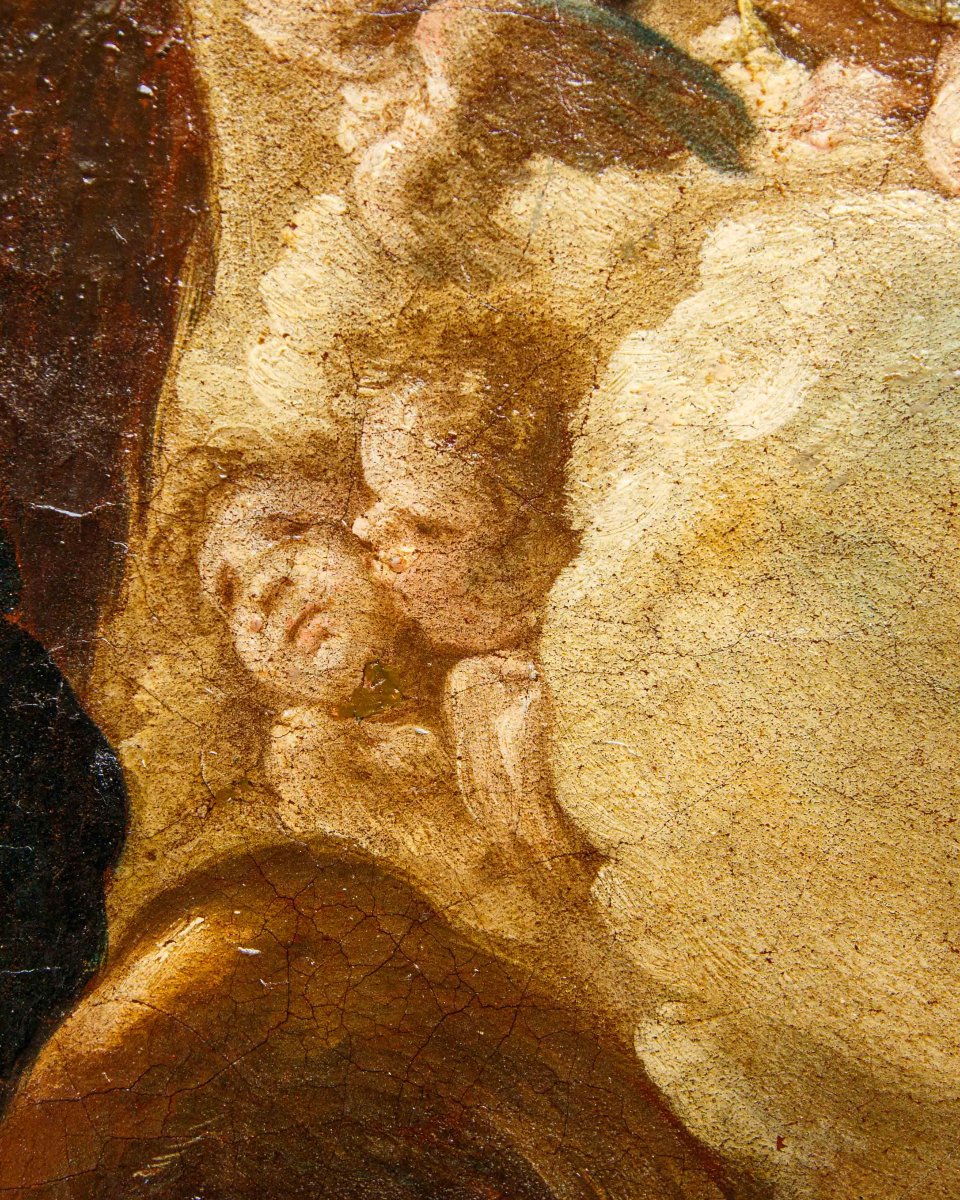 Andrea Vaccaro (Napoli, 1604 – 1670), Estasi di Santa Maria Maddalena assistita dagli angeli-photo-3